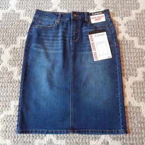 d. jeans High Waist Denim Pencil Skirt Sz 4 NWT